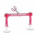 Grand Opening Kit-25" Ceremonial Scissors, Ribbon, Bows, Stanchions